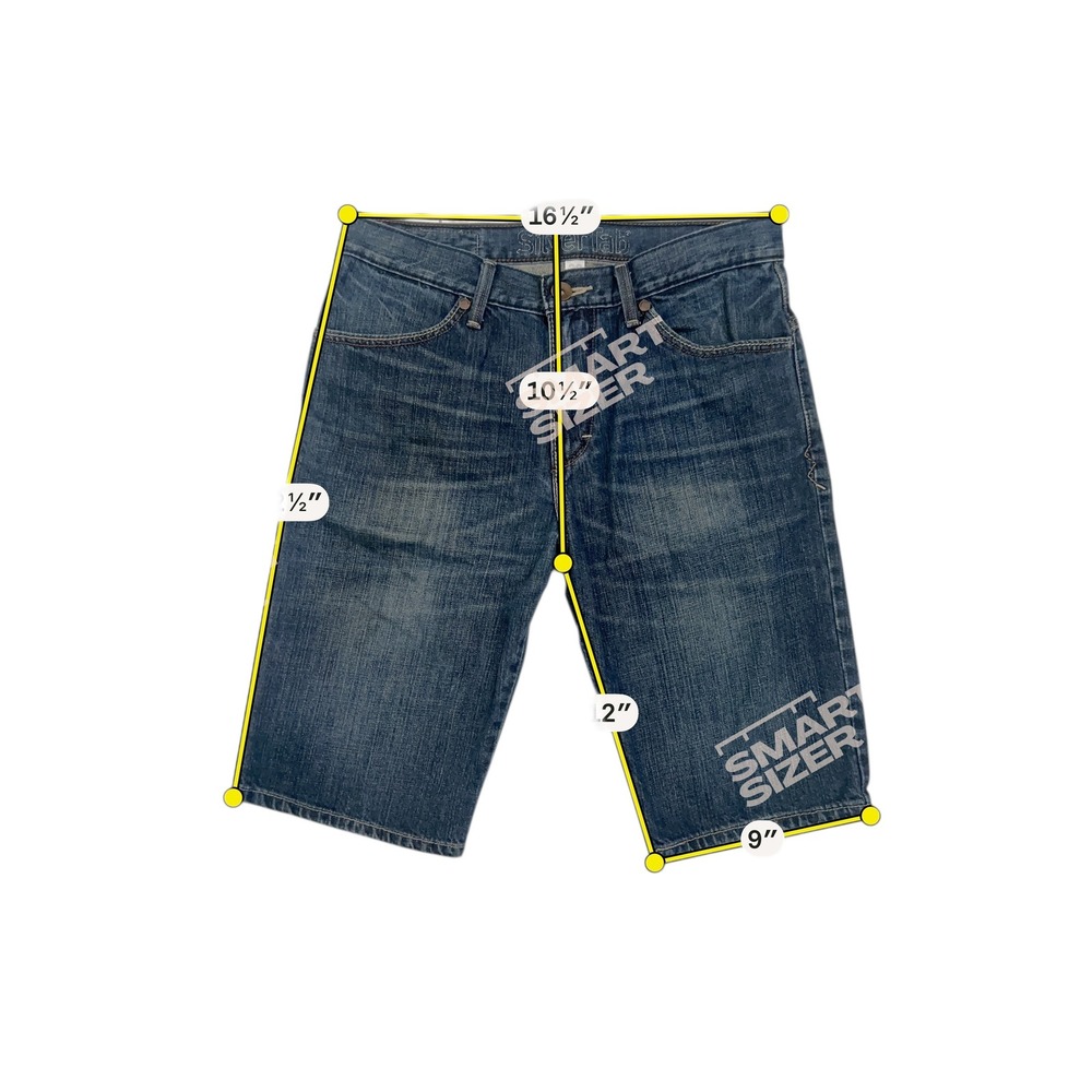 Levi's Silver Tab Men's Y2K Denim Shorts 32W Indie Sleaze‎ Jorts Skater Grunge - Picture 7 of 10